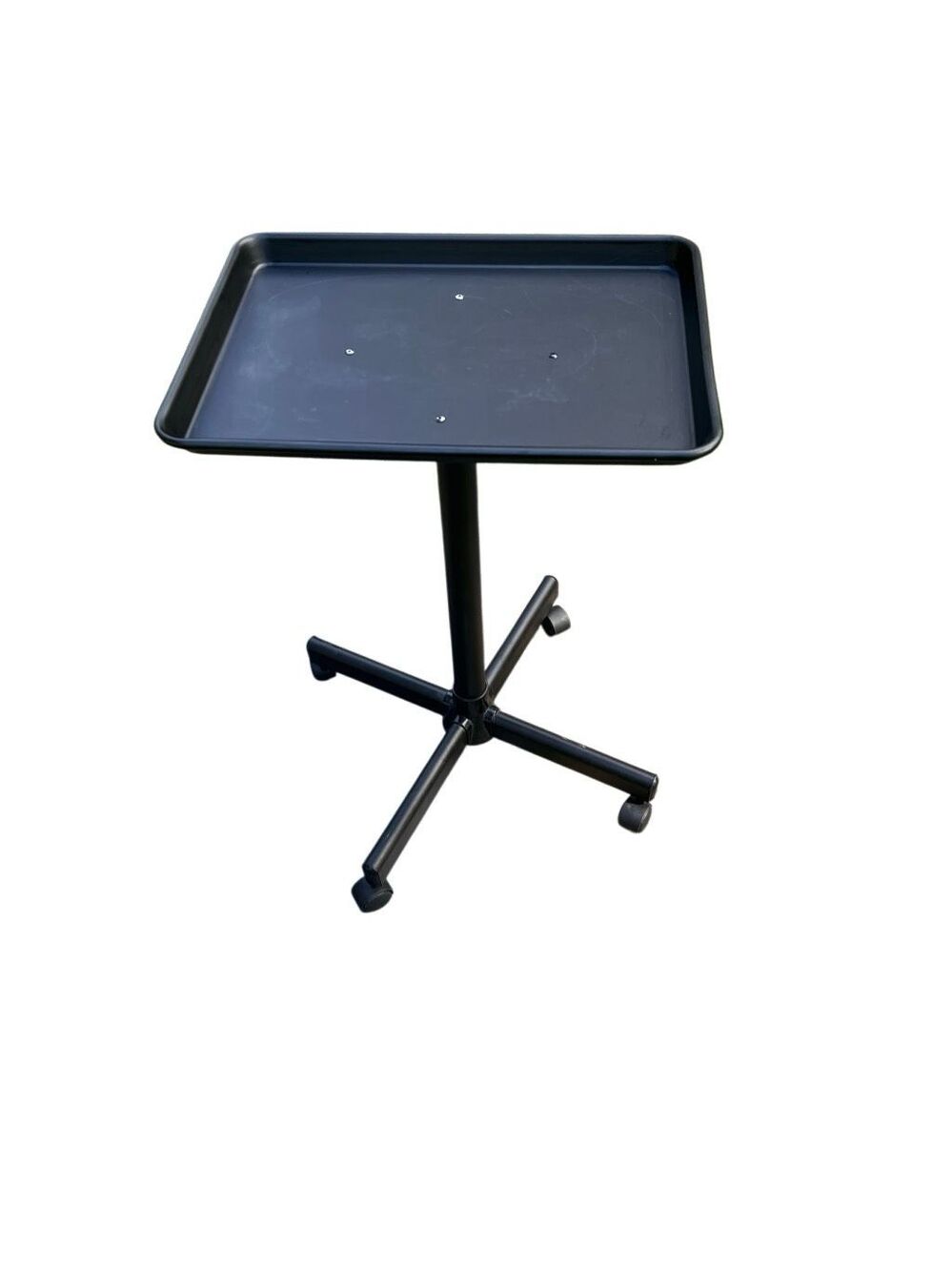 Professional Rolling Tray Cart on Wheels Adjustable Spa & Tattoo Workstations Bl